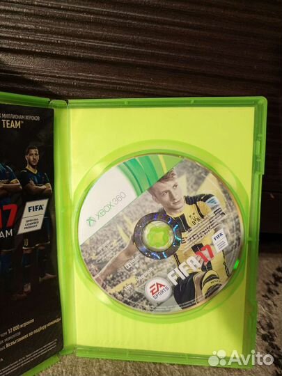 Диск на xbox 360 FIFA 17 лицензионный