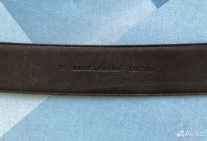 Ремень кожаный RENÉ lezard