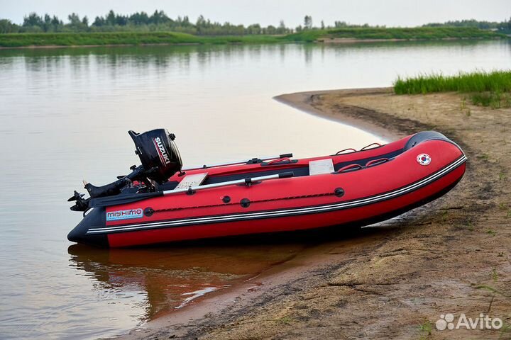 Лодка mishimo lite 335 Красно-черный