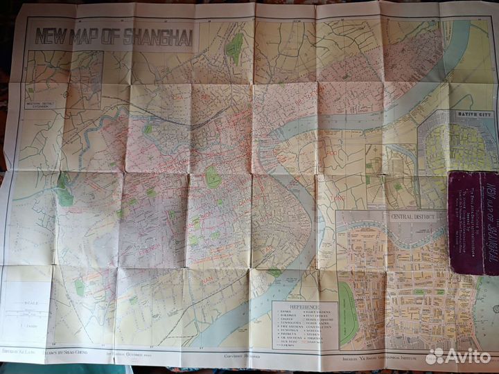 Карта Шанхай