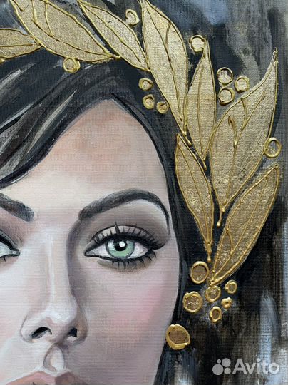 Интерьерная картина портрет маслом