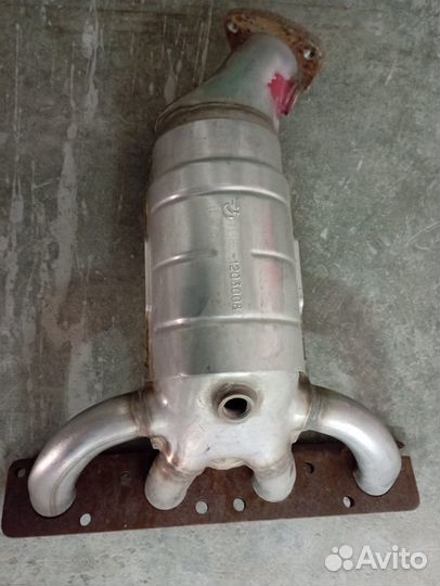 Приёмная труба с катализатором на ваз -11186/12030