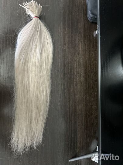 Волосы для наращивания 50 см блонд