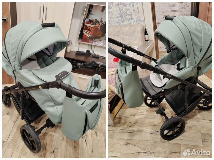 Коляска 2 в 1 adamex zico