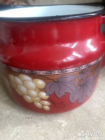 Эмалированная посуда СССР новая