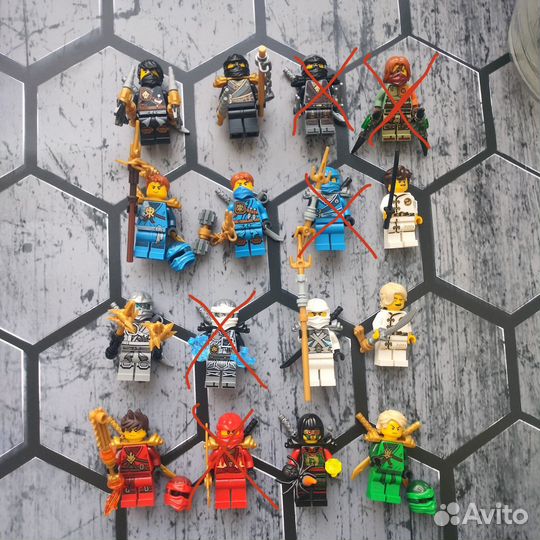 Lego минифигурки Ниндзяго