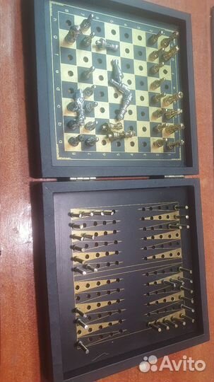 Шахматы, нарды, шашки дорожные подарочные