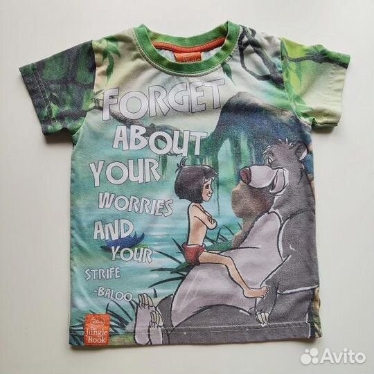 Next + Disney Эксклюзивная Футболка б/у, 1,5-2г