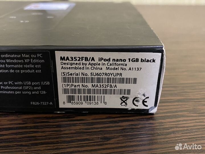 Плеер Apple iPod Nano 1-st 1gb