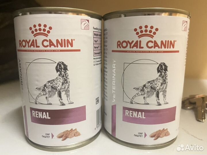 Корм для собак royal canin renal консервы