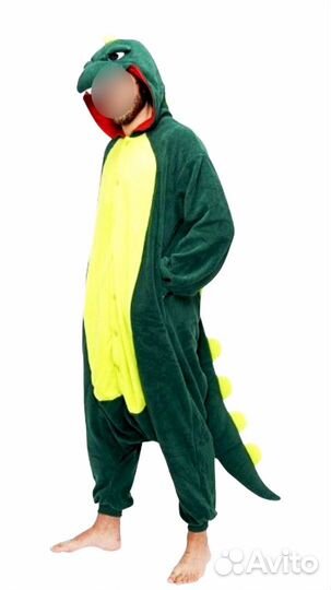 Кигуруми для взрослых дракон, динозавр