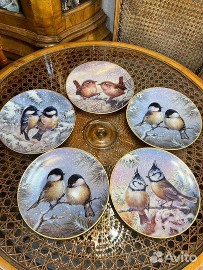 Настенная тарелка птицы