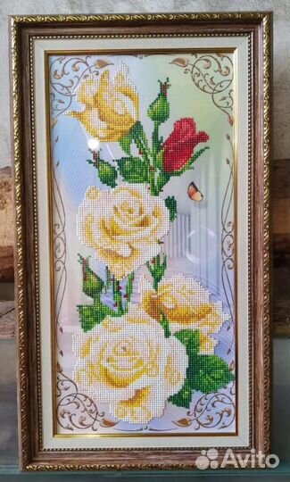 Картины алмазная мозаика и вышивка бисером