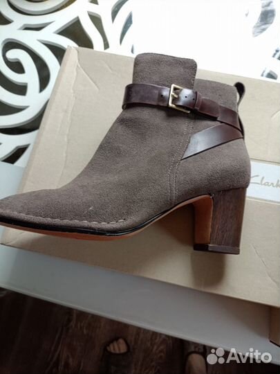 Батильоны деми натуральная замша 39 размер