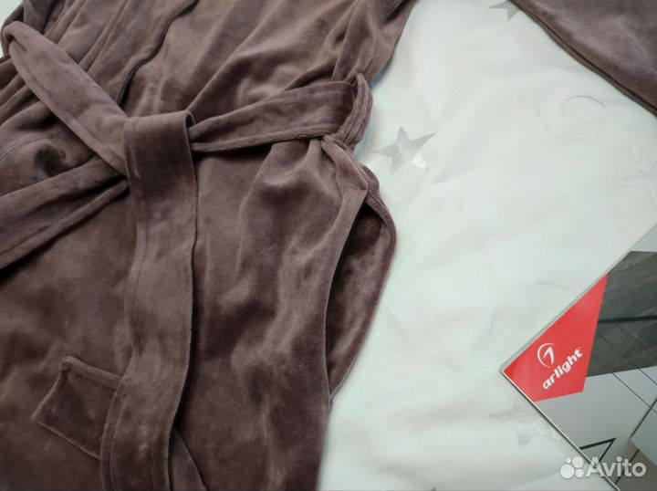 Халат мужской велюровый Funny Bunny 54 - 56