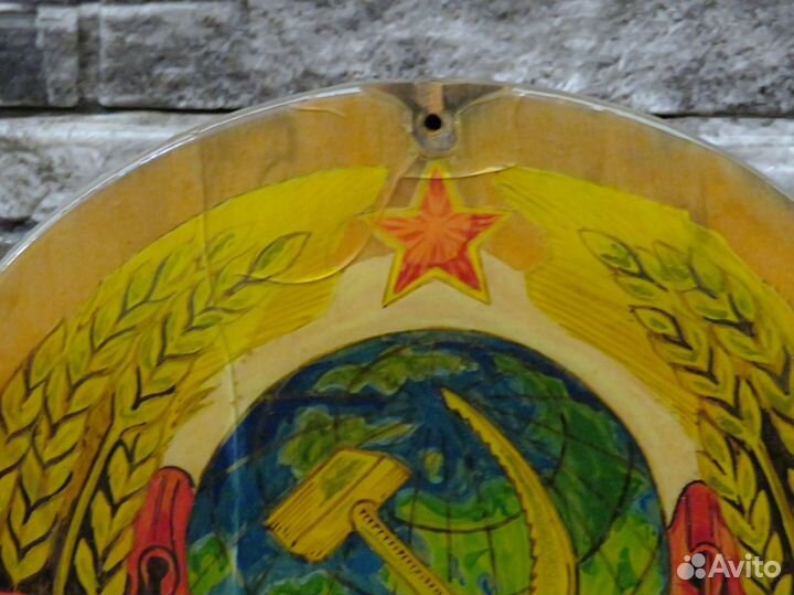 Деревянное панно Герб СССР