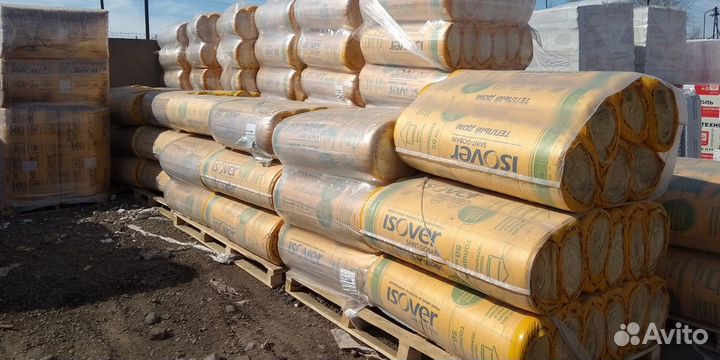 Вата в рулонах минеральная
