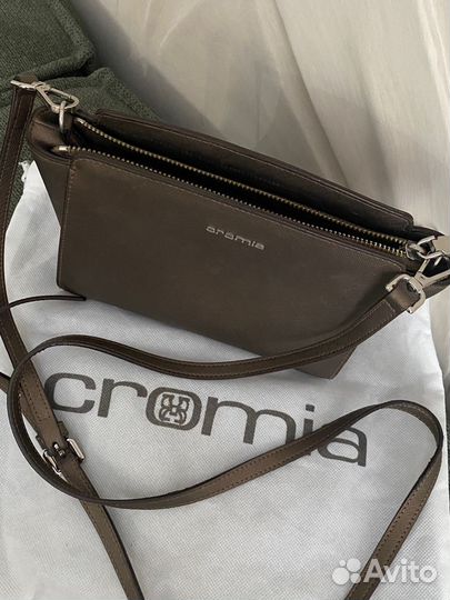 Сумка cromia натуральная кожа сафьяновая
