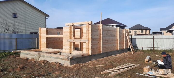 Готовые баня из профилированного бруса