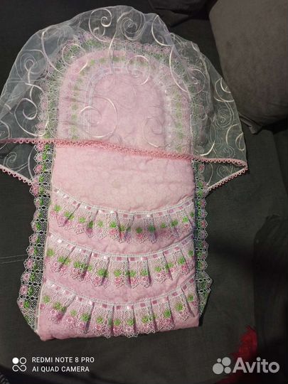 Конверт на выписку для девочки