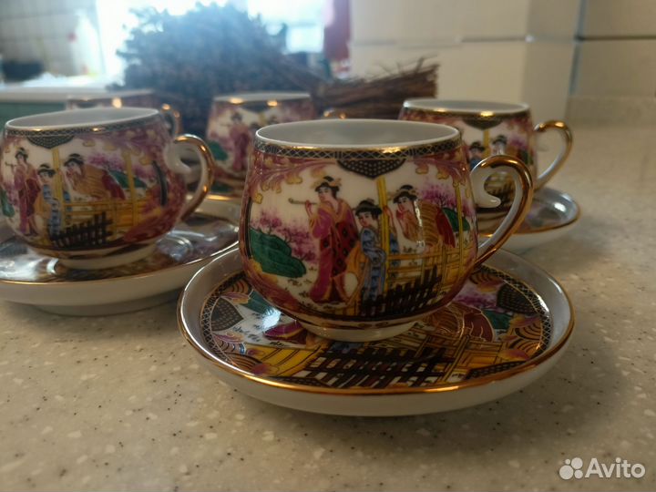Сервиз кофейный на 6 персон фарфор yamasen
