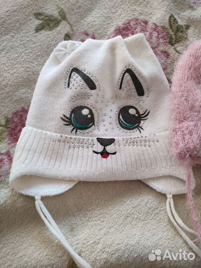 Шапка для девочки 48 50