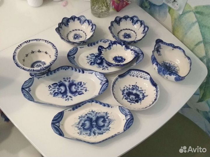 Посуда гжель