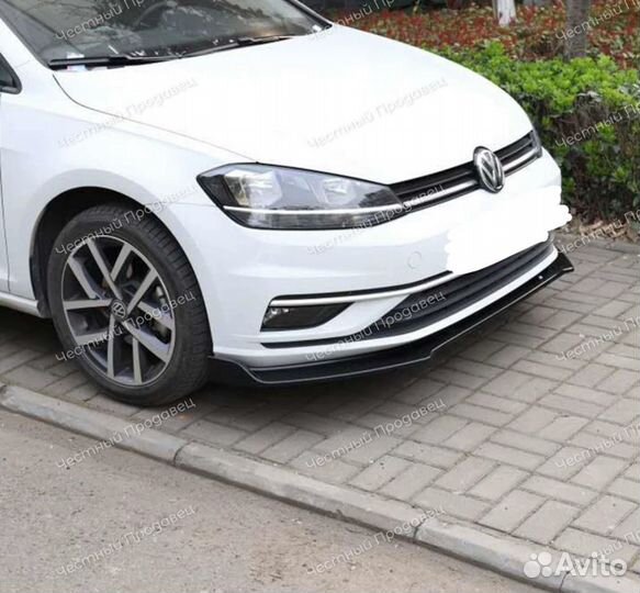 Сплиттер губа Volkswagen Golf 7