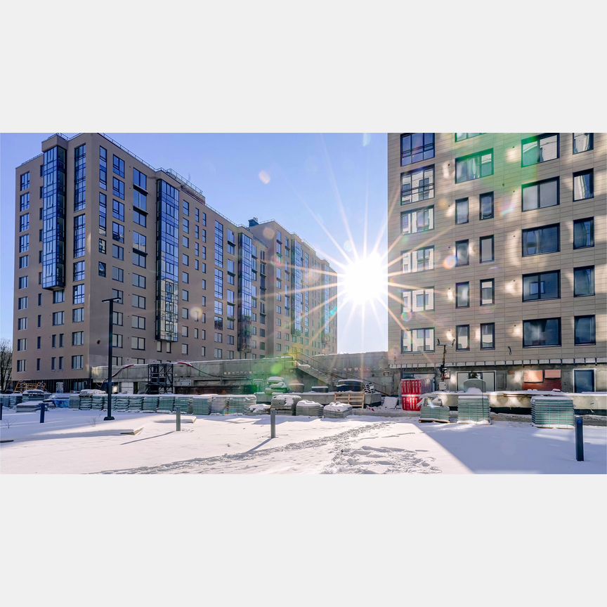 2-к. квартира, 55,8 м², 6/13 эт.