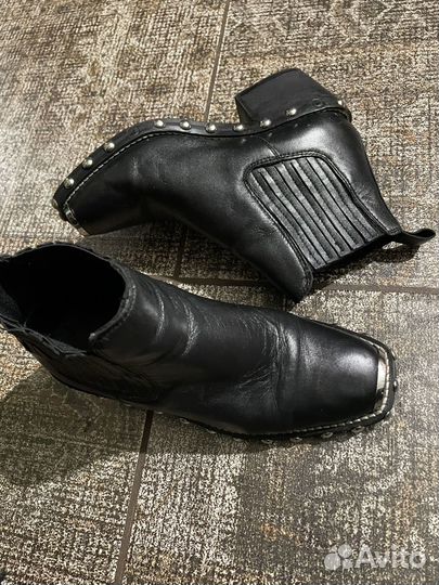 Ботильоны натуральная кожа