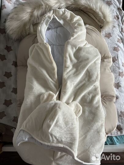 Зимний конверт для новорождённых