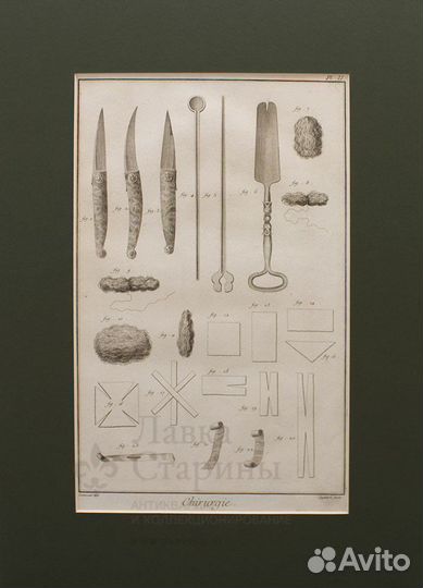 Старинная гравюра «Хирургия» - 25
