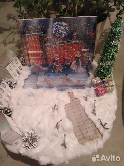 Зимняя новогодняя поделка