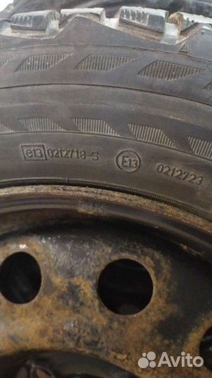 R15 Dunlop Ice Touch 185/65, PCD 4x100 DIA 54.1