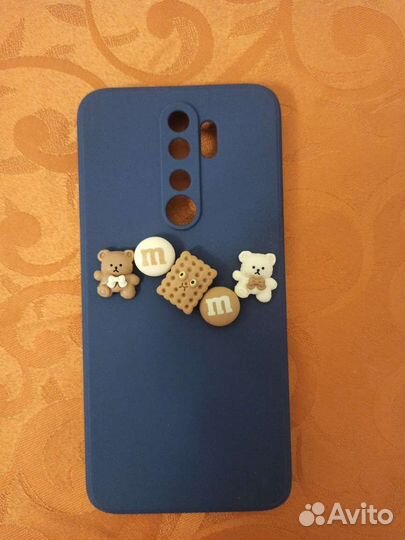 Новый синий чехол Xiaomi Redmi Note 8 Pro