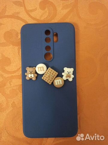 Новый синий чехол Xiaomi Redmi Note 8 Pro