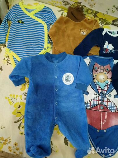 Вещи на мальчика 0-6 мес