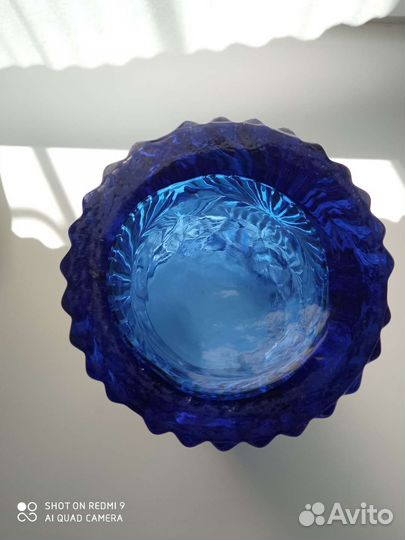 Ваза для цветов стекло СССР