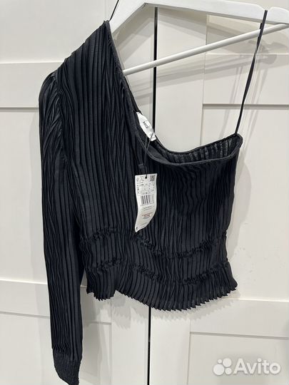 Стильный топ mango черный