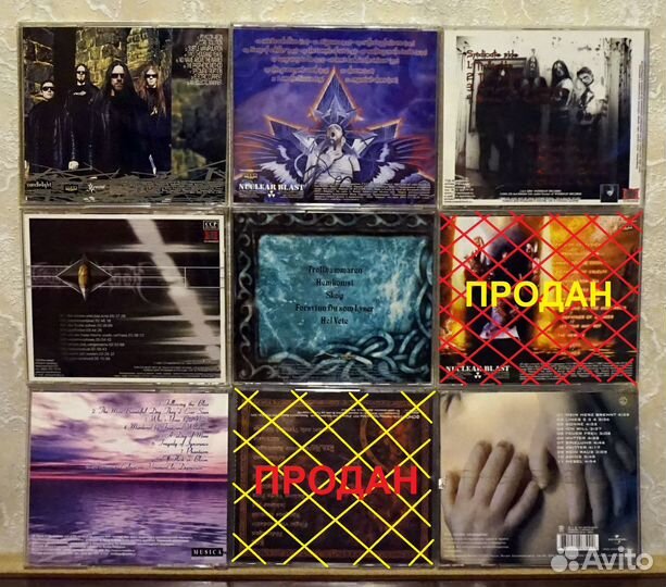Музыкальные CD диски лицензия метал metal