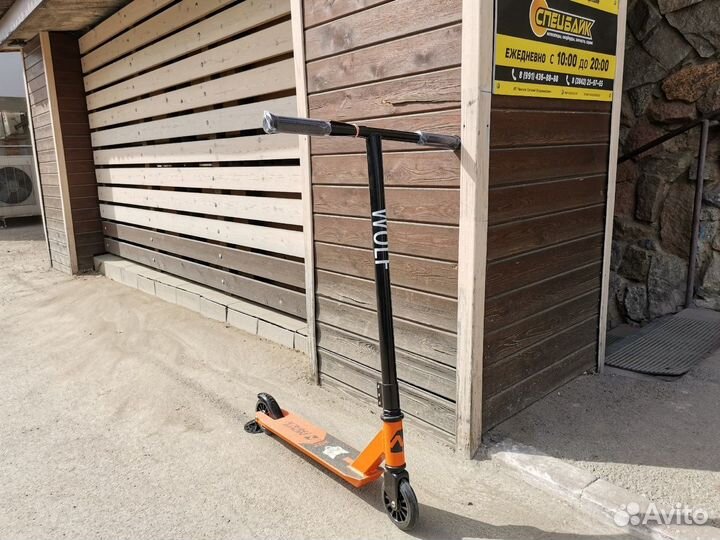 Самокат трюковой wolf110, 110мм, оранжевый