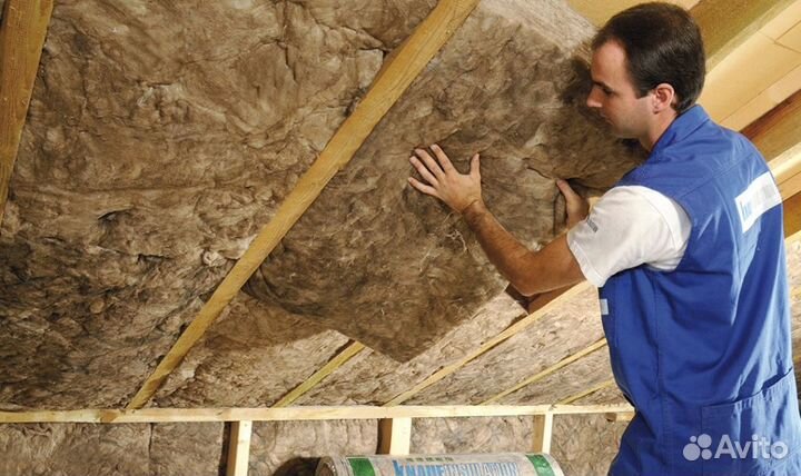 Утеплитель крыши потолка