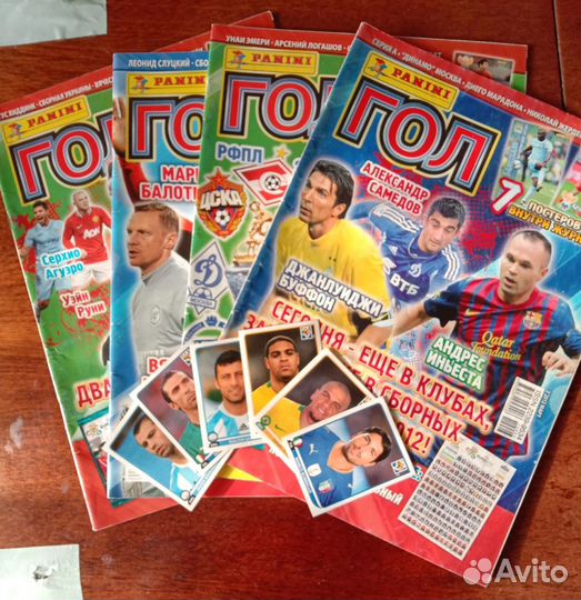 Журналы Гол и футбольные наклейки