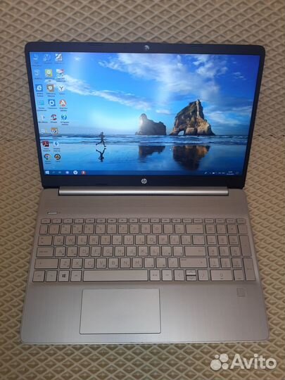 Мощный HP (Ryzen 5 5500U, IPS, SSD NVMe M.2)