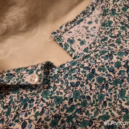 Платье 100 хлопок, размер 40-42, ручная работа