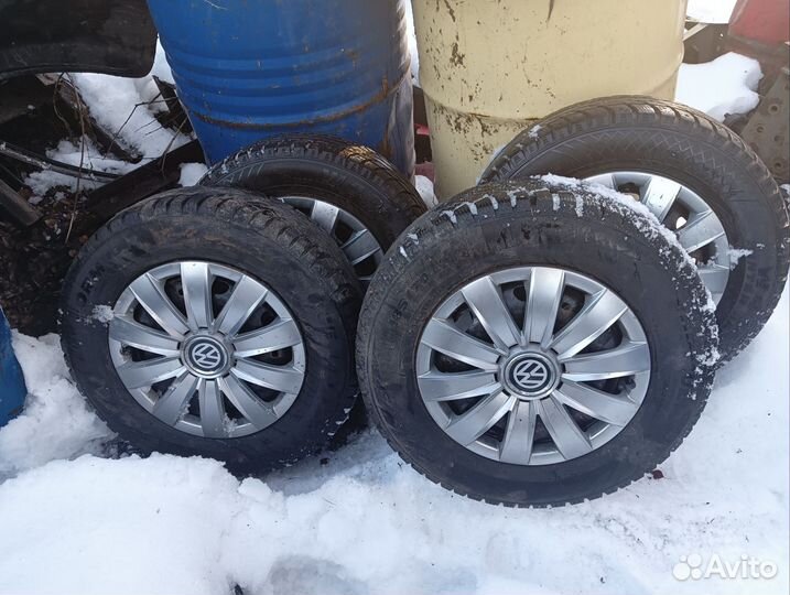 Колеса в сборе r14 зимние на polo