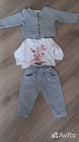 Костюм для девочки тройка на 6 месяцев