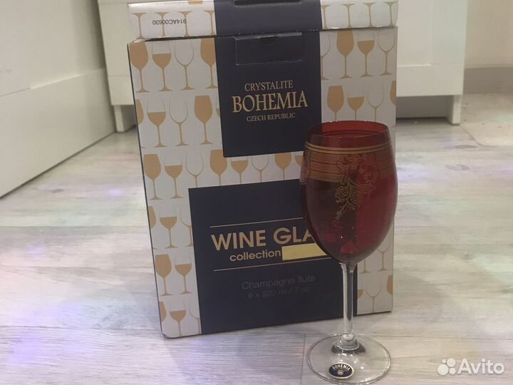 Бокалы crystal bohemia