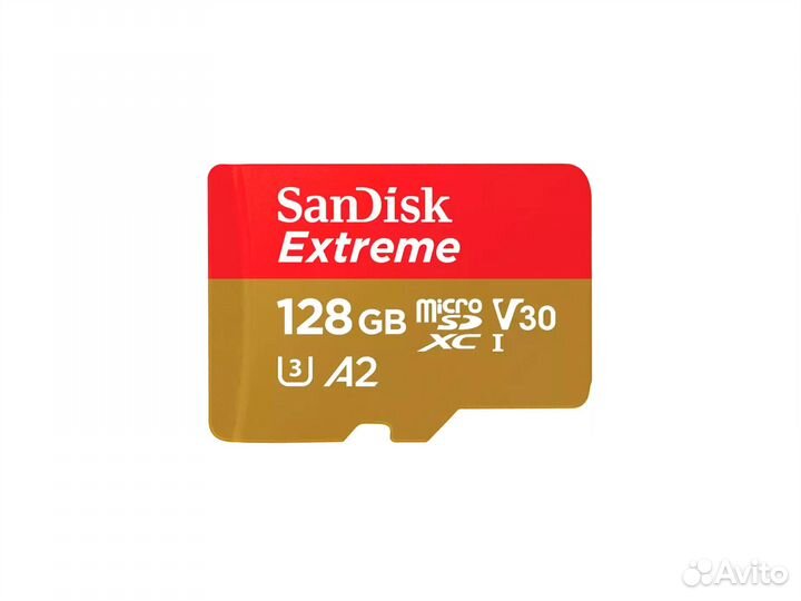 Sandisk extreme 128Gb MicroSD Оригинал новые