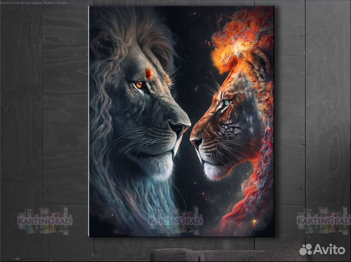 Стильная картина в интерьер 